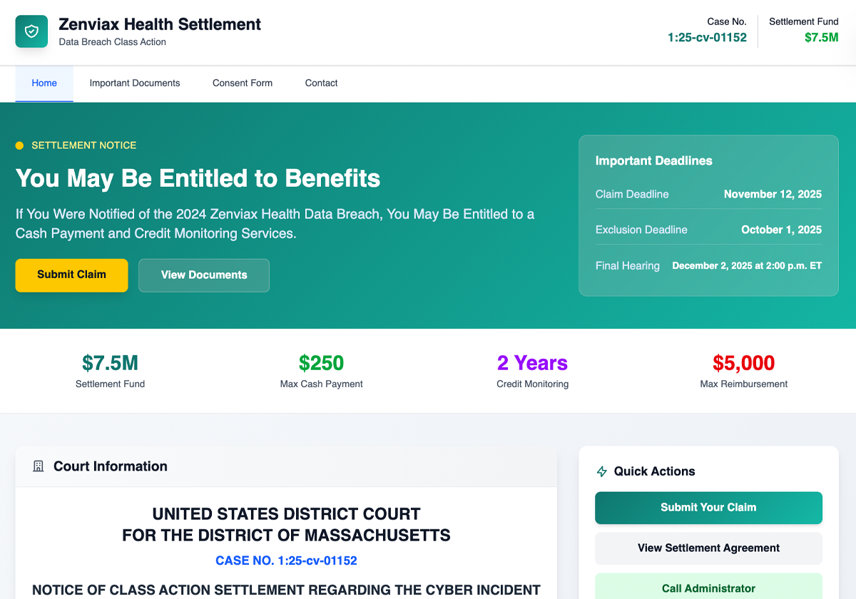 Case Website Example 2